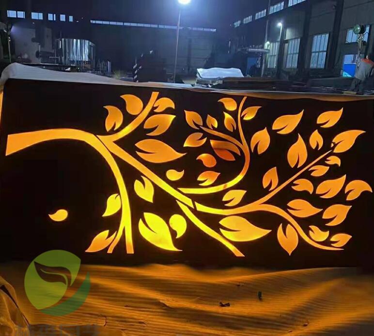 河北耐候钢板灯箱